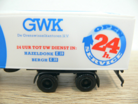 Herpa  vrachtwagen  MAN GWK 24h Open Hazeldonk Bergh
