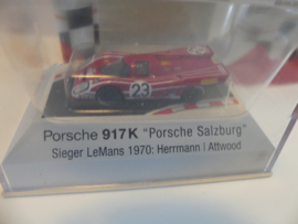 Brekina 1:87 H0 Porsche 917K Salzburg Sieger LeMans 1970 Hermann Attwood ovp 16001