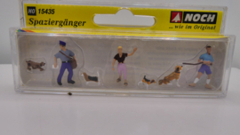 Noch H0 OVP Wandelaars met honden ovp 15435
