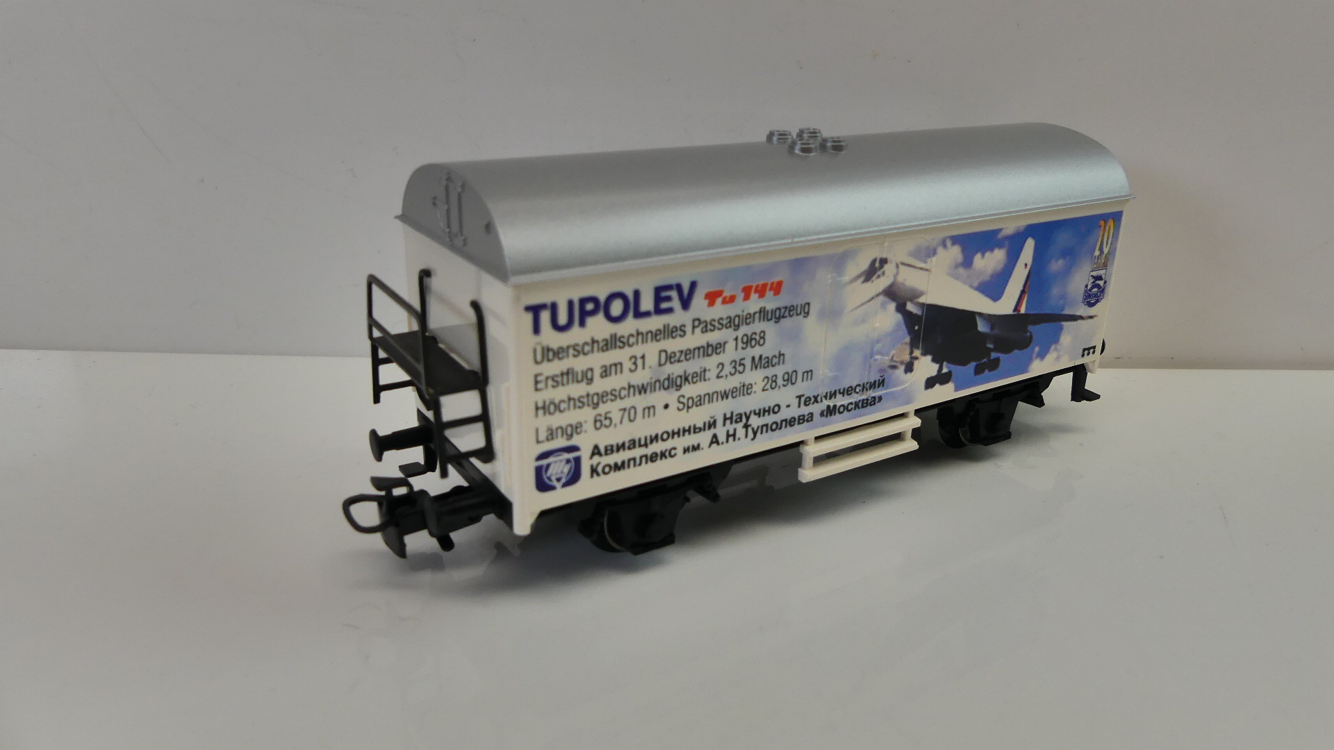 Märklin H0 goederenwagon  koelwagon Tupolev Tu 144 ovp 4415