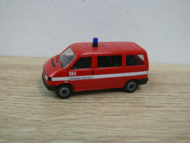 Herpa VW Caravelle Transporter Brandweer Hoogovens Nederland 984 ovp 43120