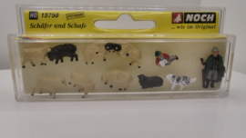 Noch 1:87 Schaapsherder met schapen en hond ovp 15750