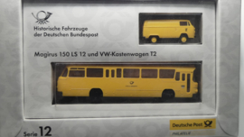 Brekina H0 1:87 Set Serie 12 Historische Fahrzeuge der Deutschen Bundespost  ovp