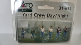 KATO HO! 1:87 H0 Yard Crew Day / Night ovp 31-611