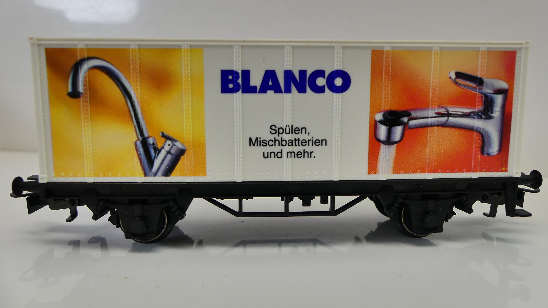 Märklin H0 goederenwagon Containerwagon Blanco Spülen Mischbatterien und Mehr ovp