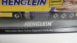 Herpa 1:87 H0  Mercedes Benz Actros Henglein ovp 121569