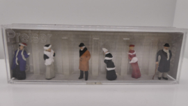 Preiser 1:87 Figuren rond 1900 in winterkleding ovp 12197