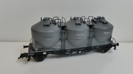 Piko H0 goederenwagon stof silo wagen Staubbehälterwagen DB OVP 72013