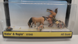 Woodland 1:87 H0 Scenics Cowboy Scene ovp A1940