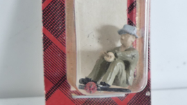 Weston Mini figure HO 1:87Man zittende ovp 1254