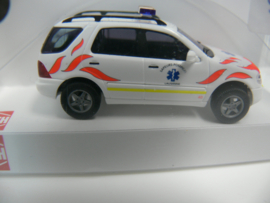 Busch 1:87 Mercedes Benz M Klasse Feuerwehr / Notarzt Lausanne Zwitserland ovp 48541