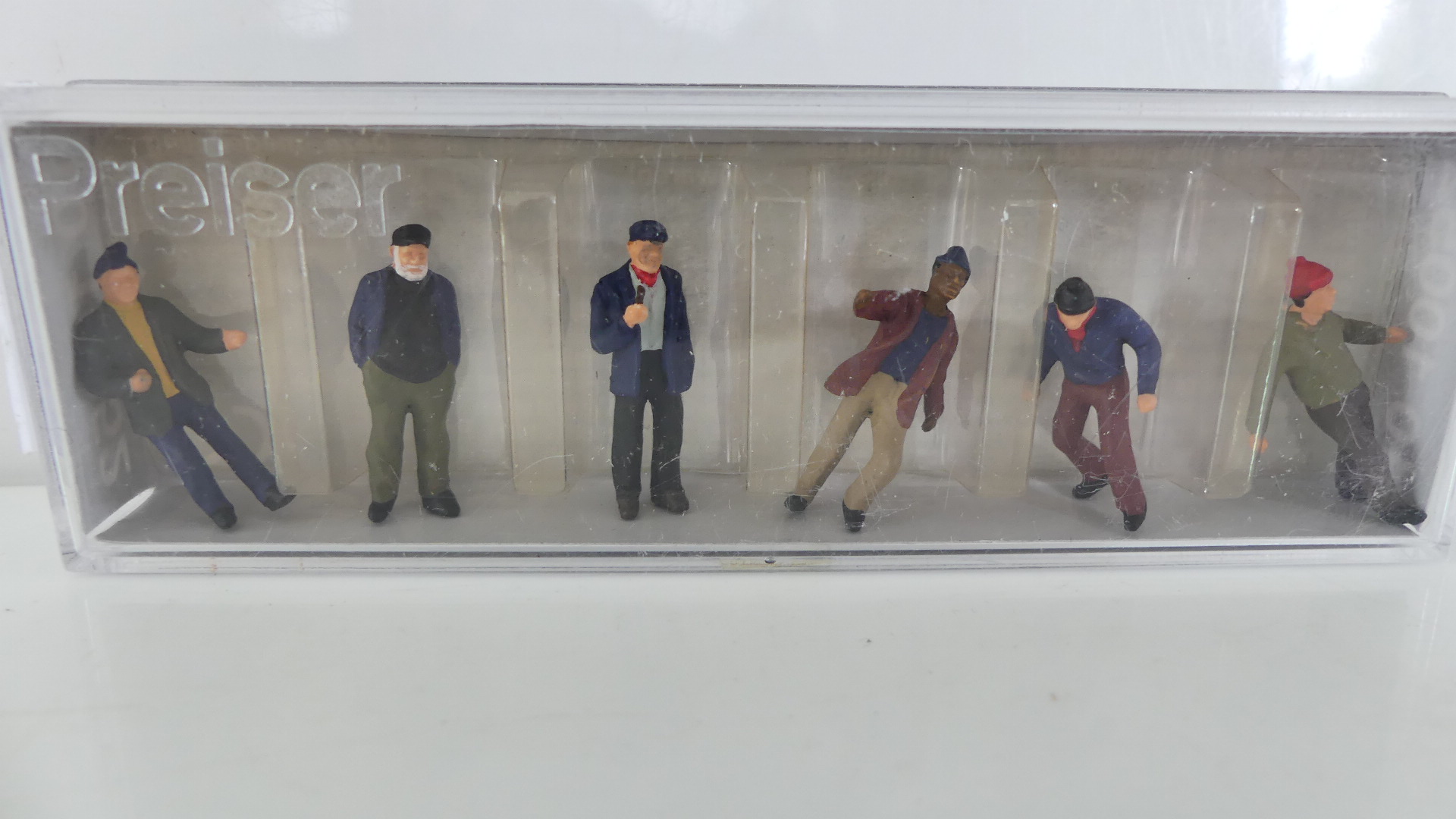 Preiser 1:87 H0 sleep boot / Tug Boat Crew USA uitgave ovp 1010052