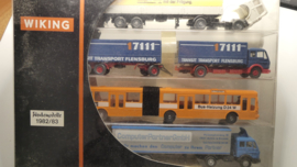 Wiking Werbeset 1982 / 1983 Jubileum set 4 Delig ovp 198301