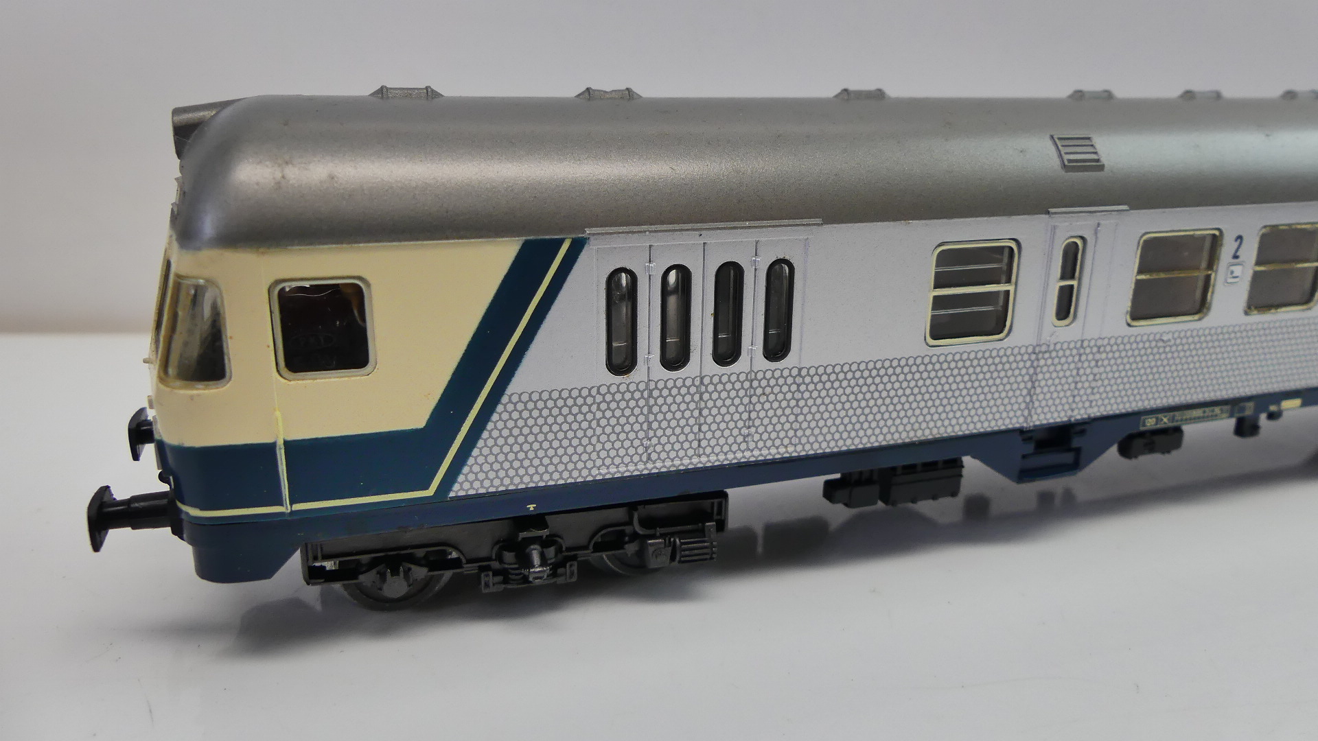 Märklin  H0  personenwagon stuurstand Silberling DB 2e Klasse binnen en sluit verlichting ovp 4160