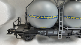 Roco H0 Goederenwagon Silowagon NORDWAGON Sj Zweden ovp 46872 AC