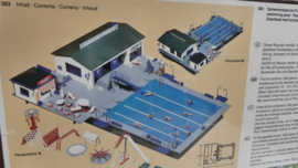 Faller 1:87 H0 bouwdoos zwembad met functie en figuren OVP 383