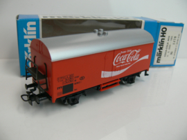 Marklin H0 gesloten goederenwagen SNCB Coca Cola SOMO Nr 1470 van 2000. Nyssen ovp 4415
