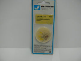 Viessmann 4 stuks LED geel ovp 3551