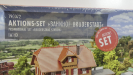 Bouwpakket H0:  Faller Actieset Bahnhoff Bruderstadt ovp 190072