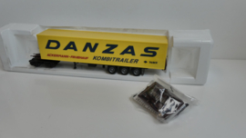 Roco H0 goederenwagon Kombirail DB Danzas uitbreidingswagon ovp 1914