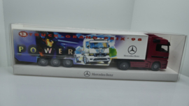Wiking 1:87 H0 Vrachtwagen Mercedes Nutzfahrzeuge Mercedes 13e Truck-Grand-Prix '98 Power Werbemodell ovp B66000119
