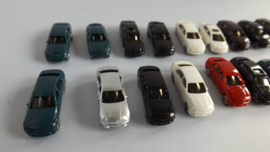 Mix 25 auto modellen voor N spoor