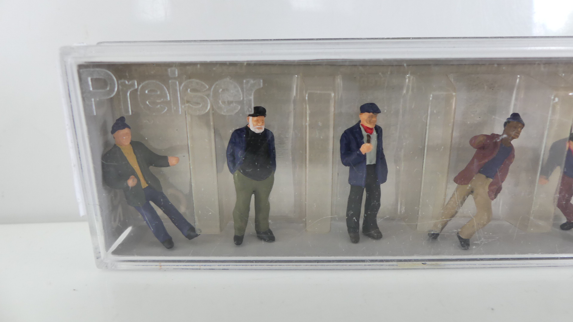 Preiser 1:87 H0 sleep boot / Tug Boat Crew USA uitgave ovp 1010052