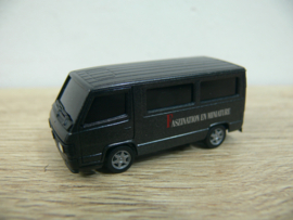 Herpa Mercedes benz 100D opdruk Faszination en Miniature