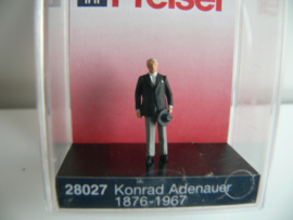 Preiser H0 OVP 28027 Konrad Adenauer 1976 - 1967