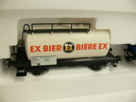 Marklin H0  goederenwagen set Schweiz: EX bier ketelwagon + Brauerei Warteck koelwagon Exclusiv Toys R Us ovp 4512