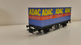 Marklin H0 containerwagen ADAC Motorwelt  ovp 94002