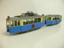 Kato H0 Duewag Tram motorwagen en bijwagen Jägermeister München ovp K30933 Gelijkstroom