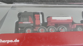 Herpa 1:87 H0  Man E 2000 MAMOET Zwaartransport met Buislading ovp 147330