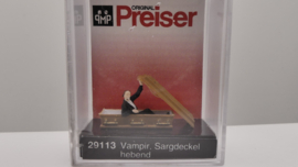 Preiser H0 vampier komt uit de kist ovp 29113