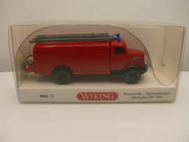 Wiking 1:87 H0 Feuerwehr Henschel HS 100 Spritzenwagen ovp 086132