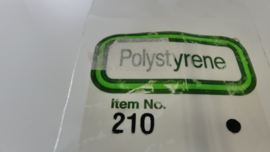 Evergreen 210 polystyreen staaf - 0.75 mm dik, lengte 35 cm  ovp