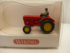 Wiking 1:87 H0 Porsche Schlepper tractor met chauffeur ovp 878 01 21