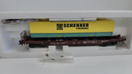 Roco H0 Hupack Trailer DB Taschenwagen Schenker Freiburg ovp 46356