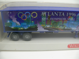 Wiking 1:87 H0 vrachtwagen USA Peterbilt US Truck Atlanta 1996 Olympische Spelen OVP 5270339