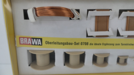 Preiser H0  bouwdoos uitbreidingsset bovenleiding set ovp 0708