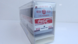 Rietze 1:87 H0 Bus Mercedes Benz O 404 1. FC Nürnberg spelers / vip bus, Coca Cola Reclame ovp 40194