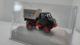 Brekina 1:87 H0 Mercedes Benz Unimog "Viel Schwein in 2004 ovp 39011