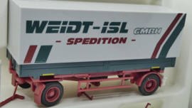 AWM 1:87 H0 vrachtwagen Mercedes Weidt-ISL Spedition ovp 653601