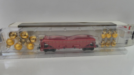 Marklin H0 goederenwagon  kerstwagon/ kolentrechterwagen met kerstlading DB  ovp 48411