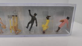 Preiser H0 6x figuren samengestelde set in verpakking