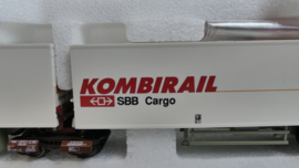 Roco H0 goederenwagon Kombirail DB dubbele set Roadrailer Europa SBB Cargo Migros ovp 1903