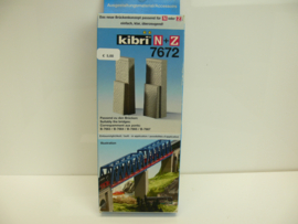 N Spoor bouwdoos: Kibri brug pijlers ovp 7672