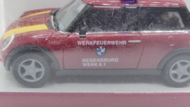 Herpa 1:87 H0 Mini Cooper Feuerwehr Werkfeuerwehr Regensburg werk 6.1 ovp 045889