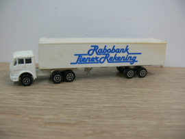 Majorette vrachtwagen Rabobank Tienerrekening  1:100