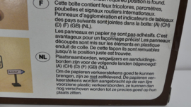 Faller  H0 1:87 verkeersbordenset ovp B-578